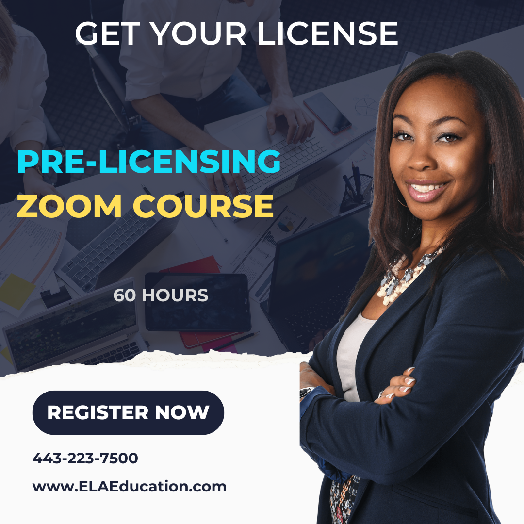 Real Estate 60 Hour Pre Licensing Course- IN PERSON January 12-February 23, 2026