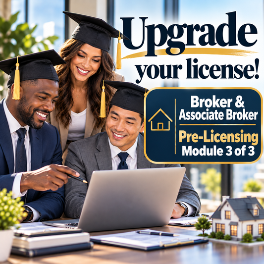 BROKER LICENSING MODULE 3- ZOOM- March 30-April 27, 2027