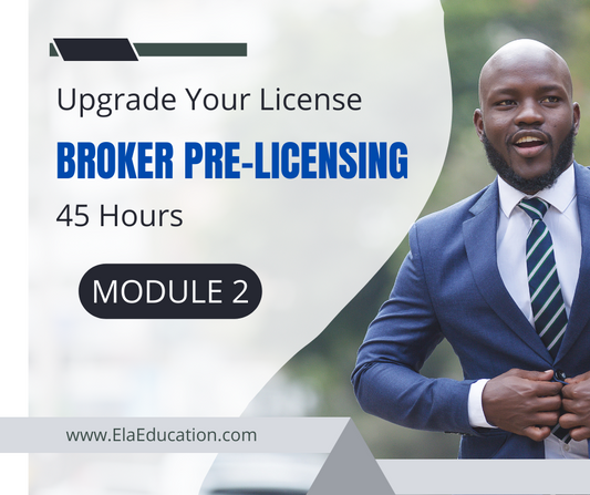BROKER LICENSING MODULE 2- ZOOM Nov 4-Dec 14, 2026